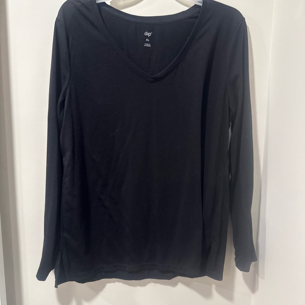dip Women's Classic Black Long Sleeve Tee